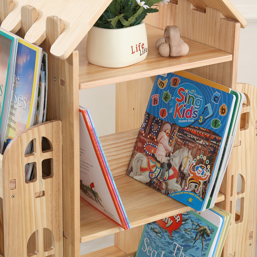 All 4 Kids Rowan Solid Timber Revolving Bookcase