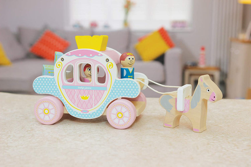 Indigo Jamm Wooden Princess Polly Carriage