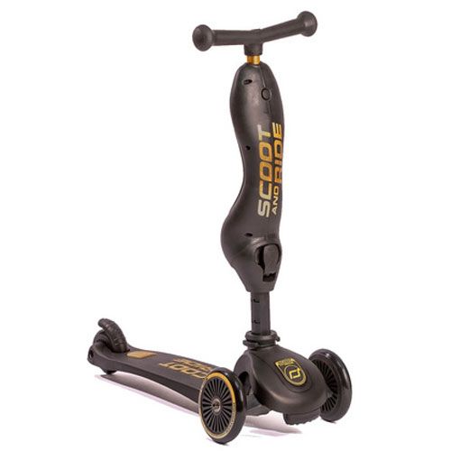 Scoot & Ride - Highwaykick 1 Kids Scooter - Black/Gold
