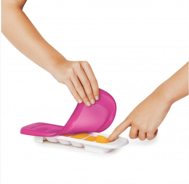 OXO TOT Baby Food Freezer Tray With Silicone Lid 1pc - Pink