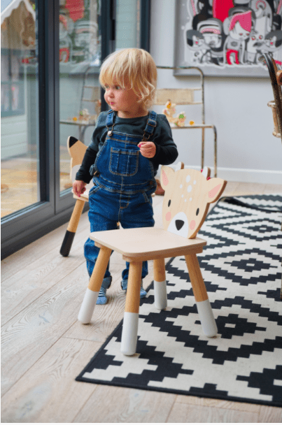 Tender Leaf Toys Kids Wooden Forest Deer Chair