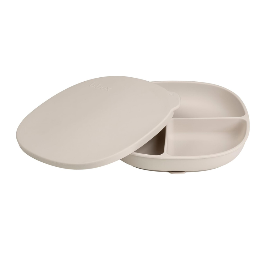 B.Box Silicone Plate + Lid - latte