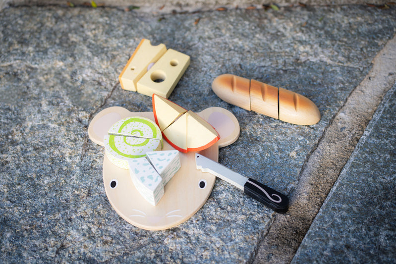 Tender Leaf Toys Pretend Cheese Chopping Board