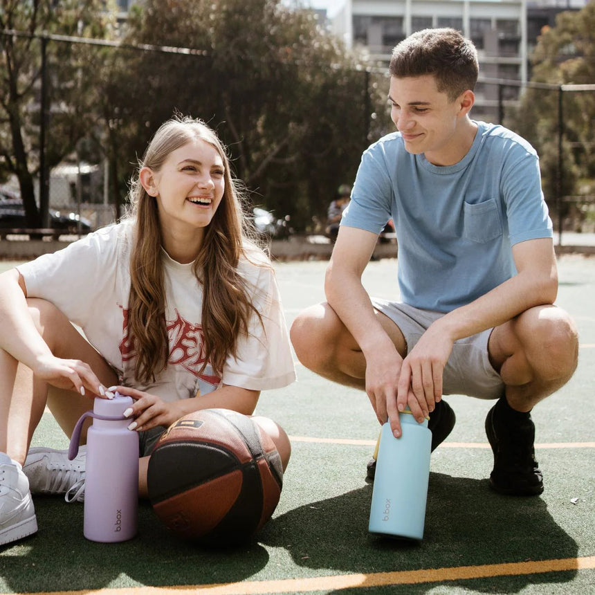 B.Box 1L Insulated Flip Top Drink Bottle - Lime Time