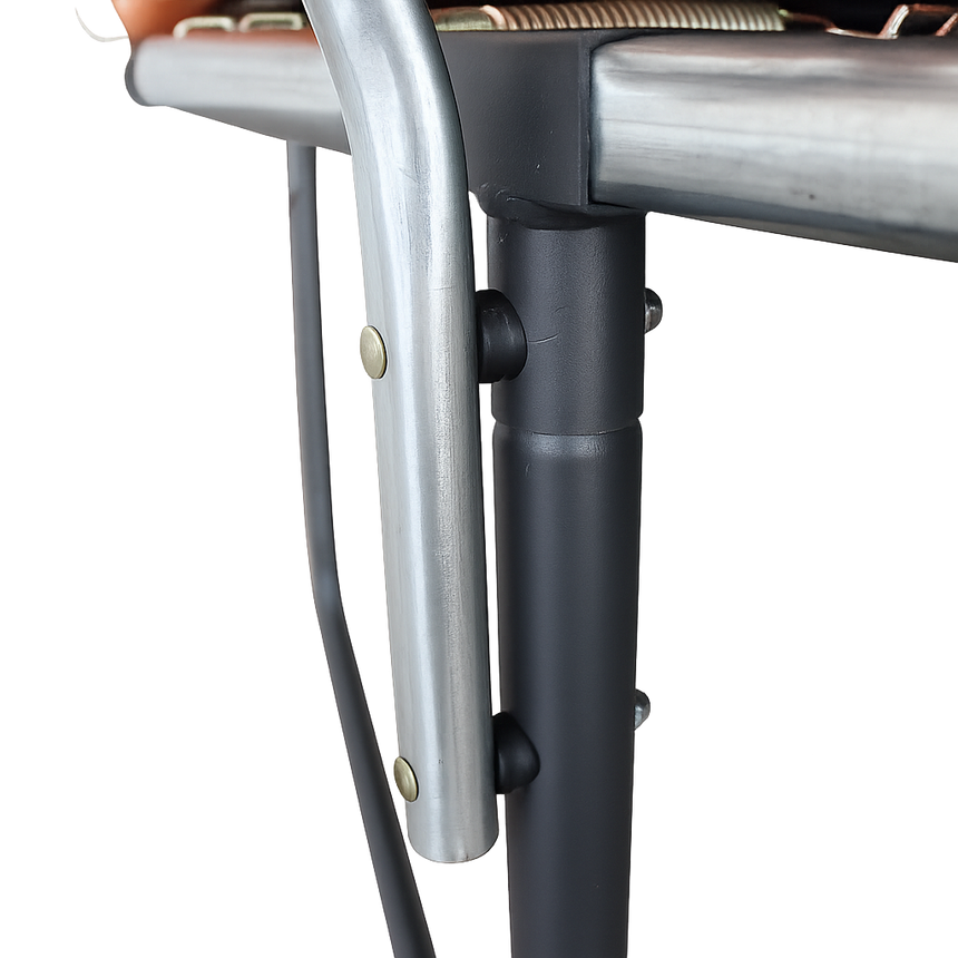 ALL 4 KIDS 10 FT Jump Zone Spring Trampoline with Basketball Board