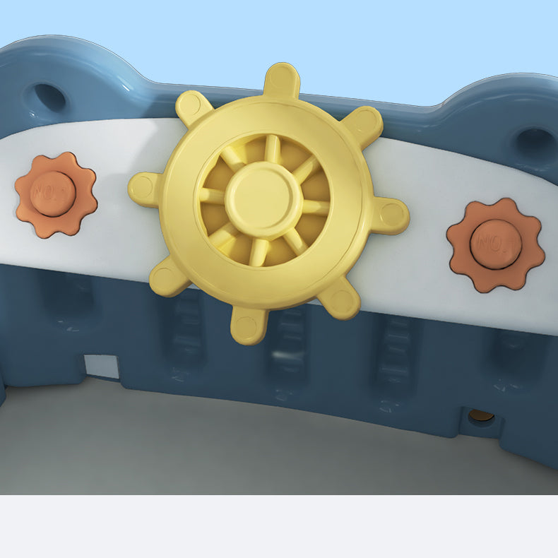 ALL 4 KIDS Lucas Baby Slider and Swing Play Center with Bus - Pink