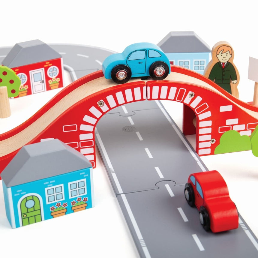 Bigjigs Rail Figure of Eight Roadway