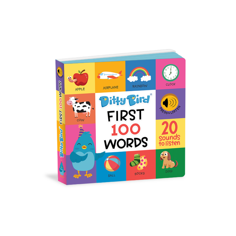 Ditty Bird First 100 Words Board Book