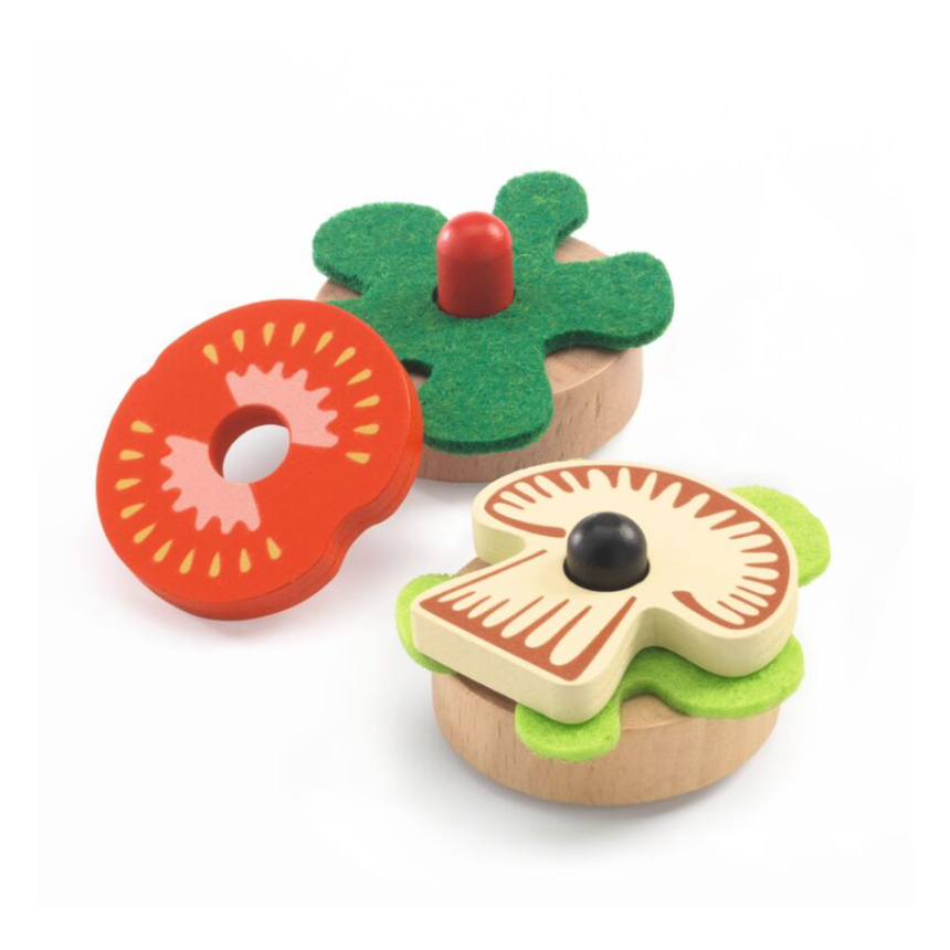 Djeco 20 piece Aperitif Mia and Leo Entrée Set