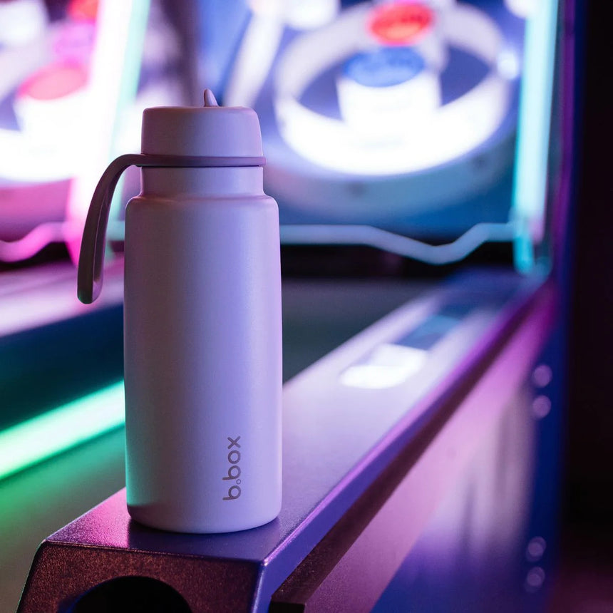 B.Box 1L Insulated Flip Top Drink Bottle - Lilac Love