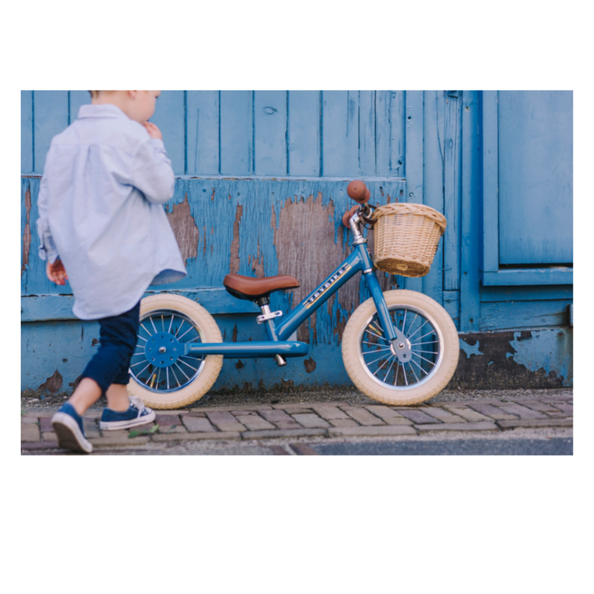 Trybike 2 in 1 Steel Balance Bike & Tricycle – Vintage Blue