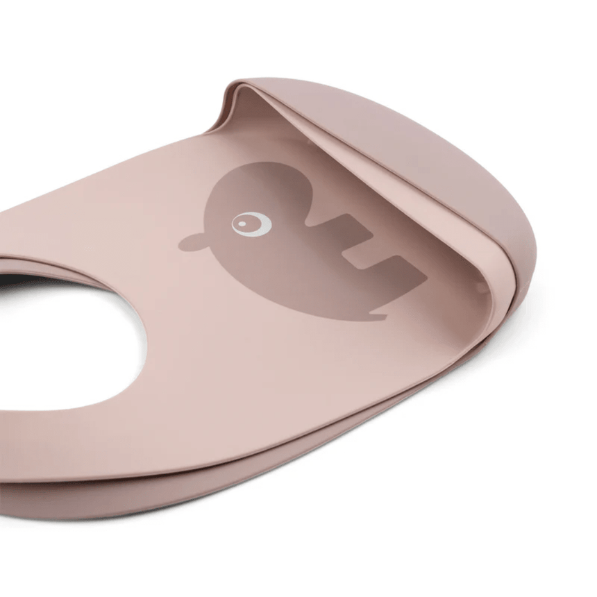 Done by Deer Silicone Bib 2 Pack- Powder