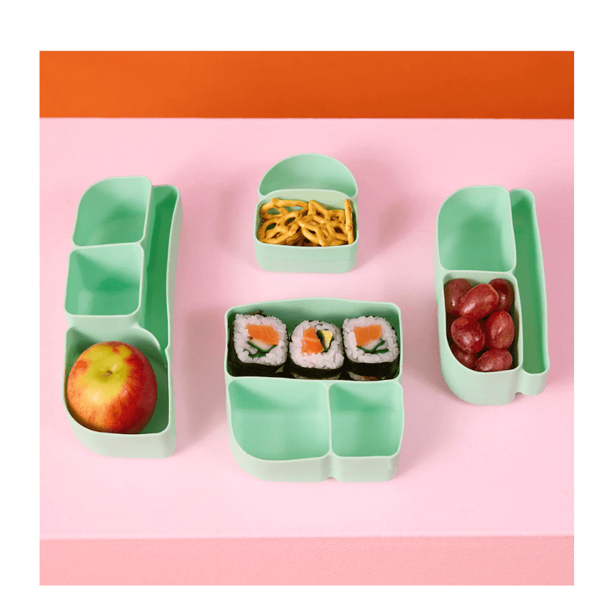 B.Box Silicone Mini Lunch Box Bento Tray - Forest