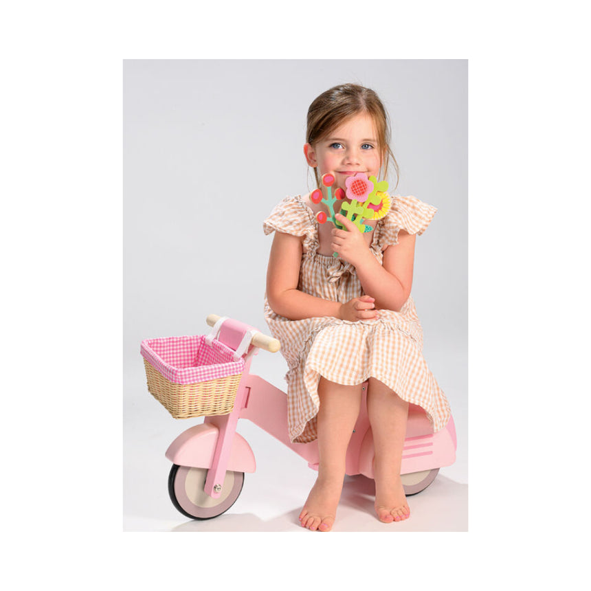 Tender Leaf Toys Ride On Scooter with Basket