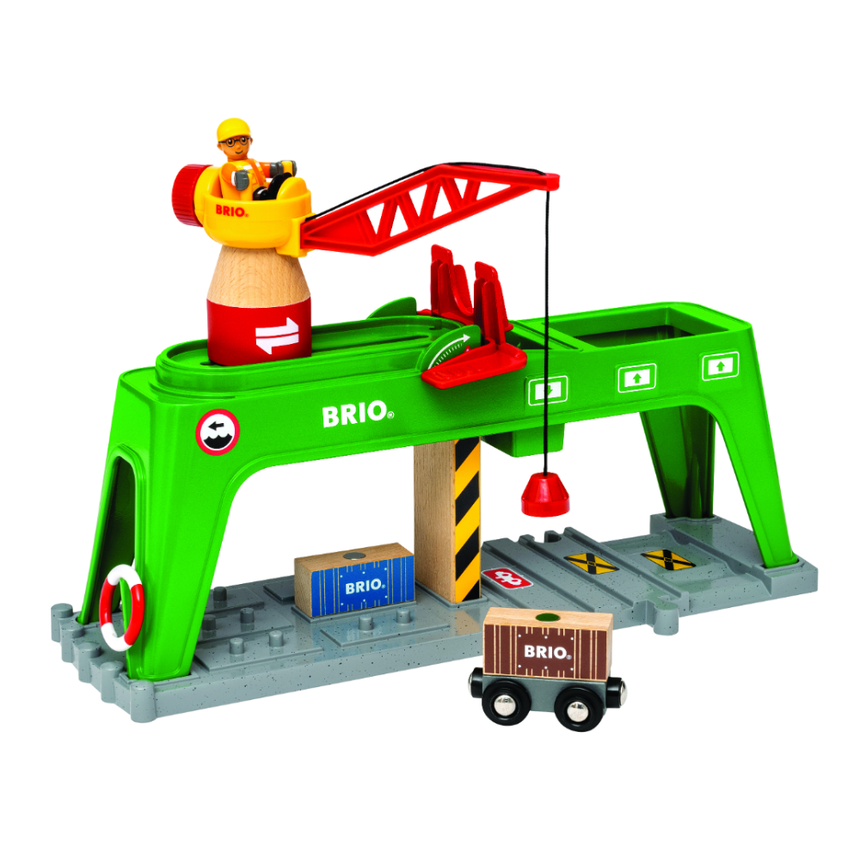 BRIO Container Crane 6 pieces