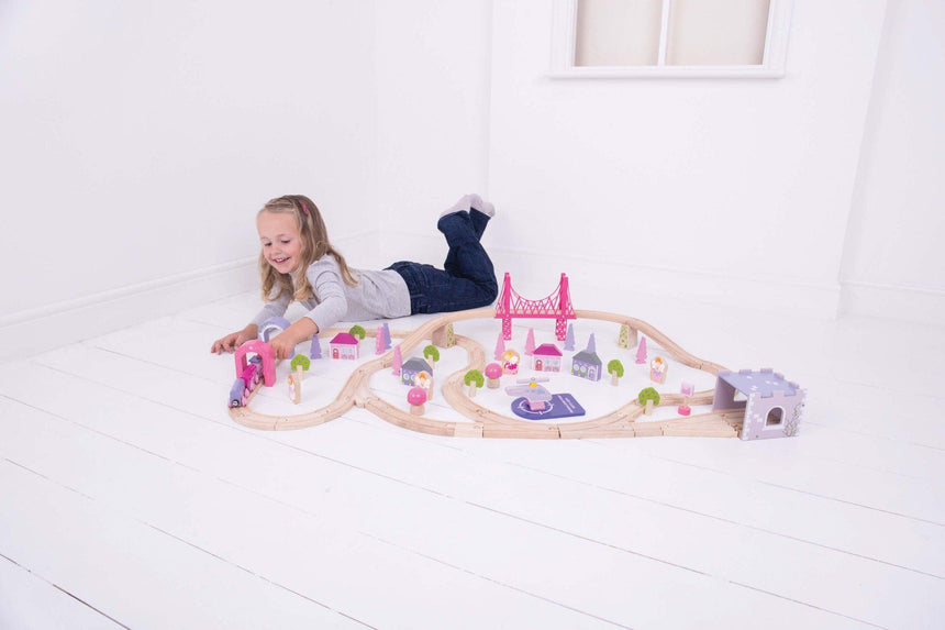 Bigjigs Rail Fairy Town Train Set