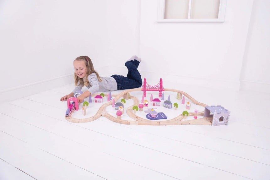 Bigjigs Rail Fairy Town Train Set