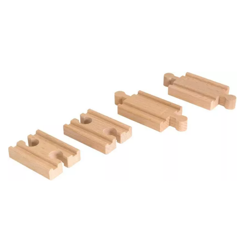 BRIO Mini Straight Track Pack 4 pieces