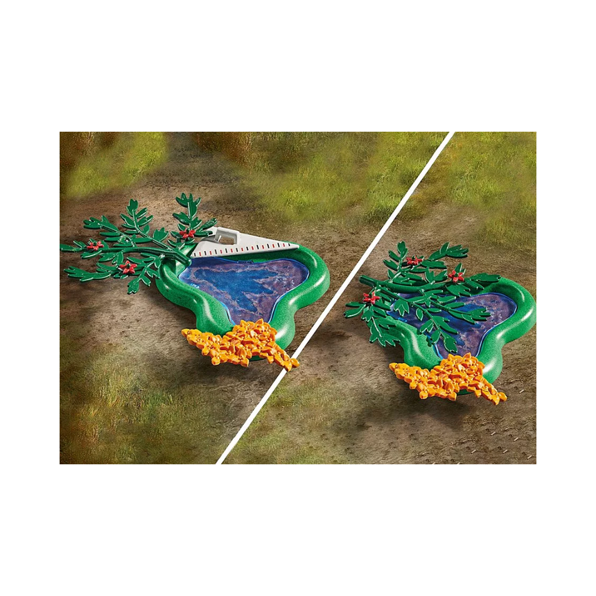 Playmobil T-Rex trace path