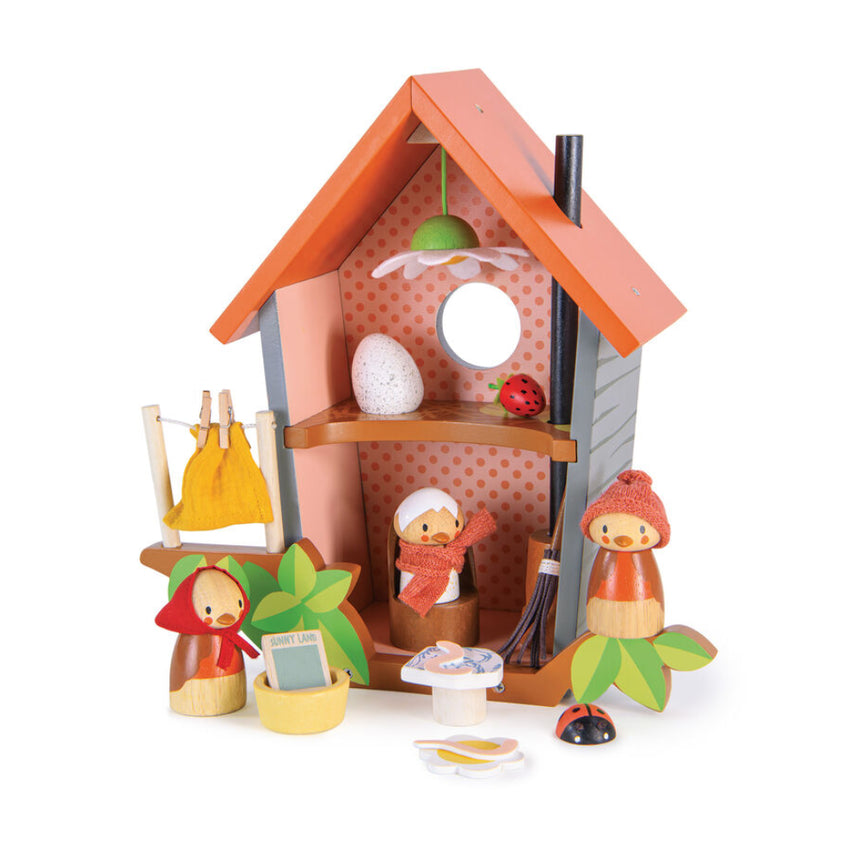 Tender Leaf Toys Wooden Robin's Nest Box