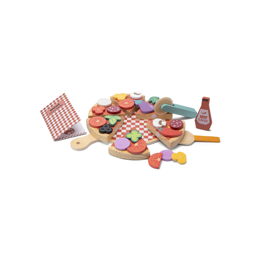 New Classic Toys Pizza Play Food Set