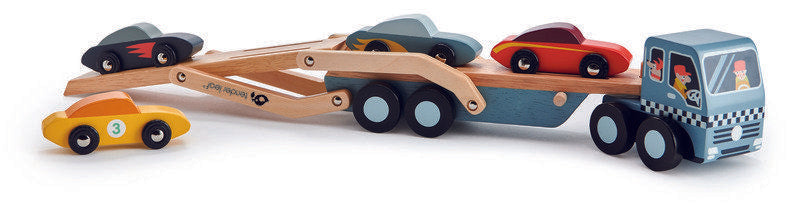 Tender Leaf Toys Wooden Car Transporter