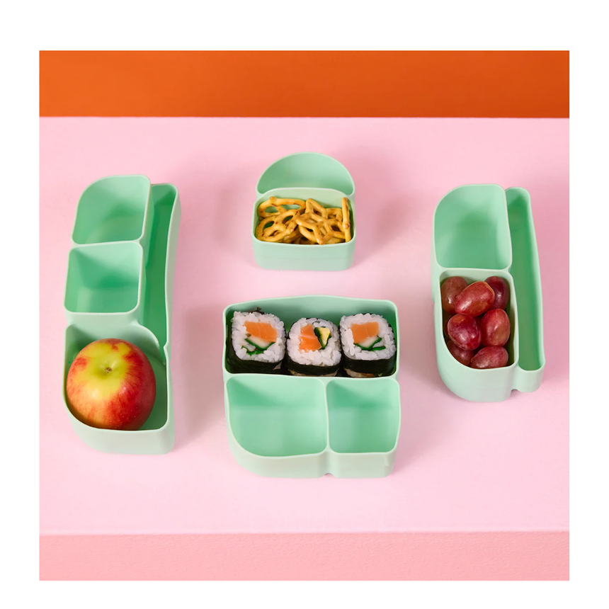 B.Box Silicone Mini Lunch Box Bento Tray - Forest
