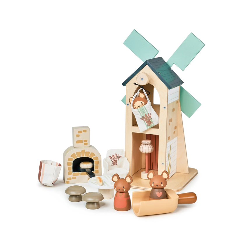 Tender Leaf Toys Wooden Penny Windmill Set