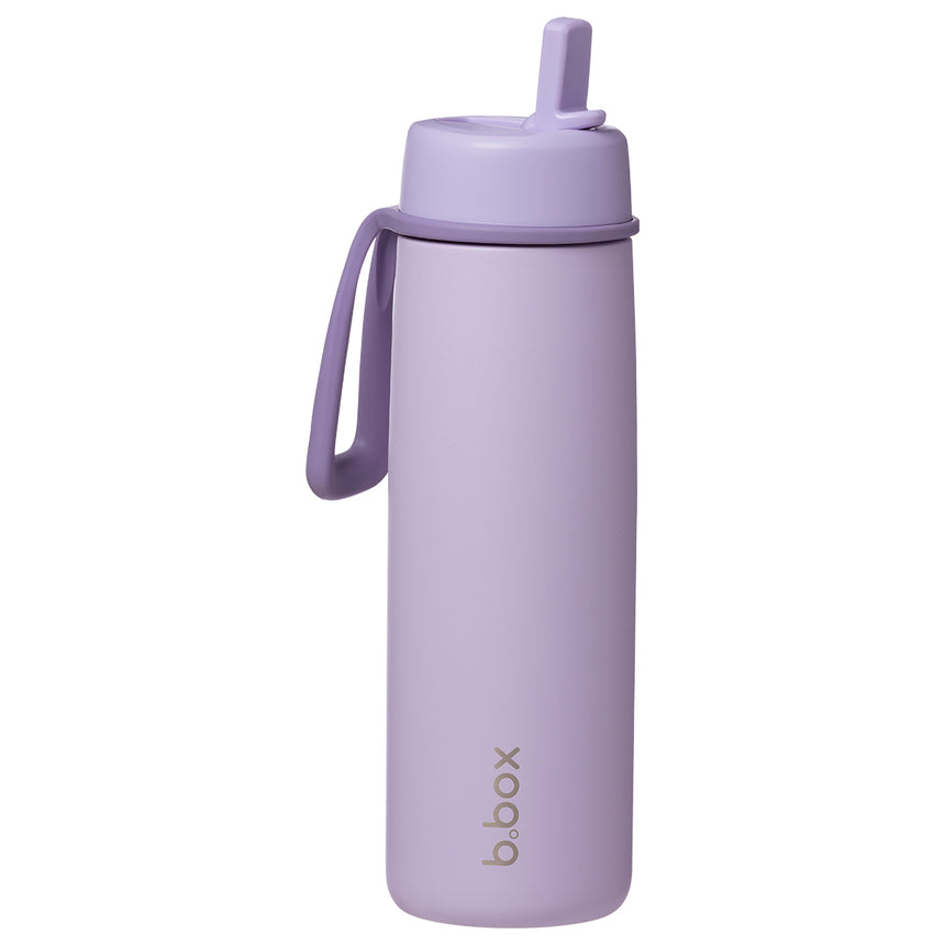 B.Box 690mL Insulated Flip Top Drink Bottle - Lilac love