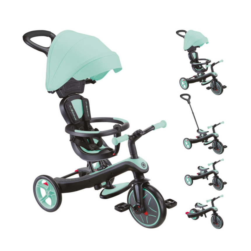 Globber Explorer Trike 4in1 - Mint