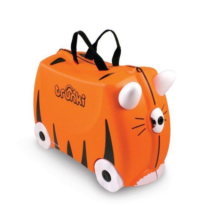 Trunki Kids Ride On Luggage Suitcase - Tipu the Tiger