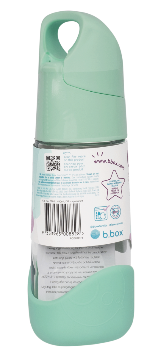 B.Box 450mL Tritan Drink Bottle - Spearmint