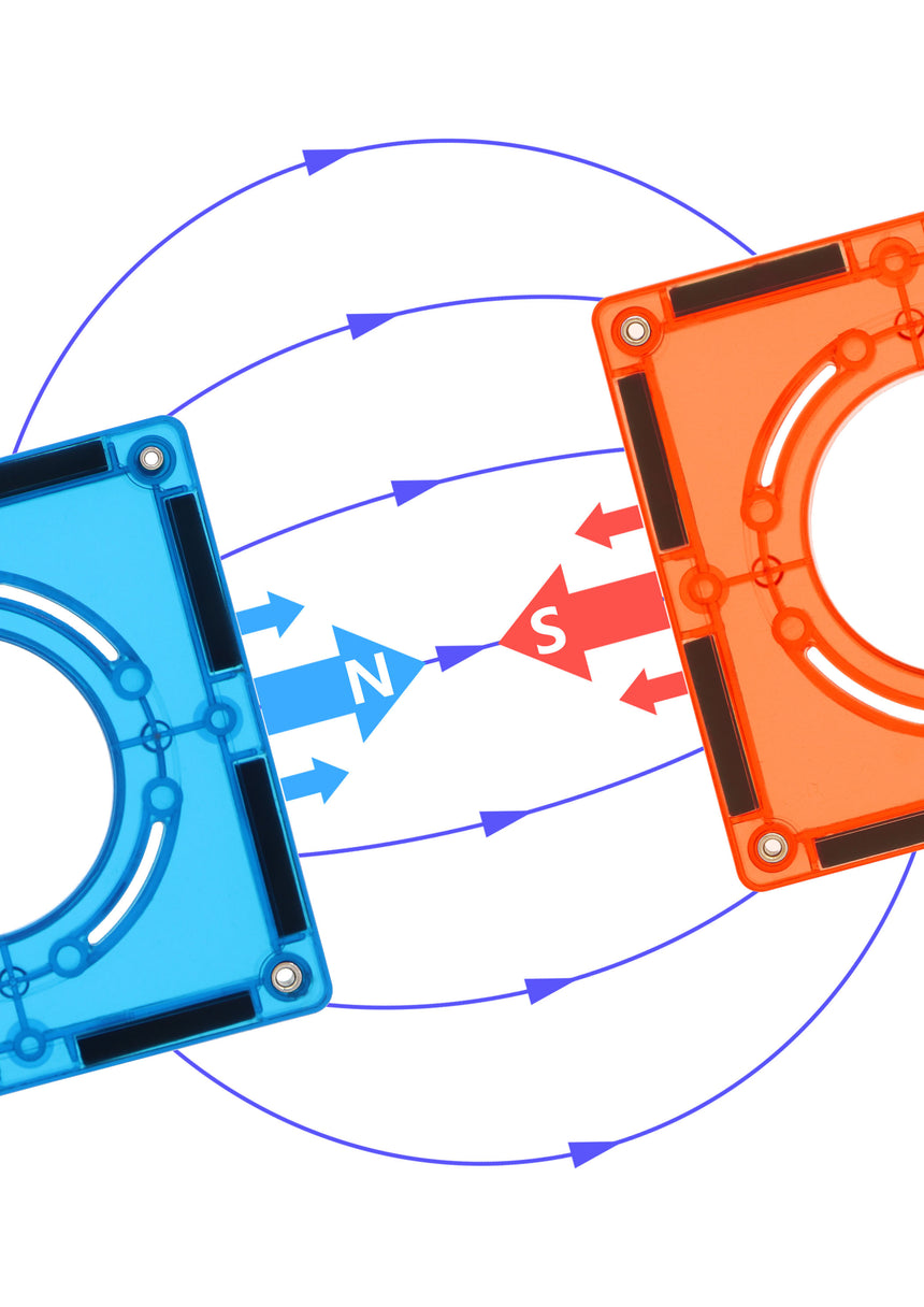 MNTL Magnetic Tiles Marble Run 100 Pcs Set