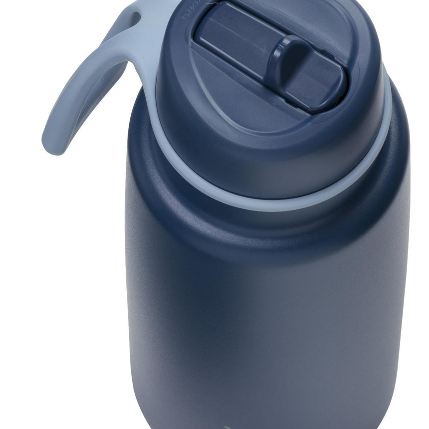 B.Box 1L Insulated Flip Top Drink Bottle - Midnight
