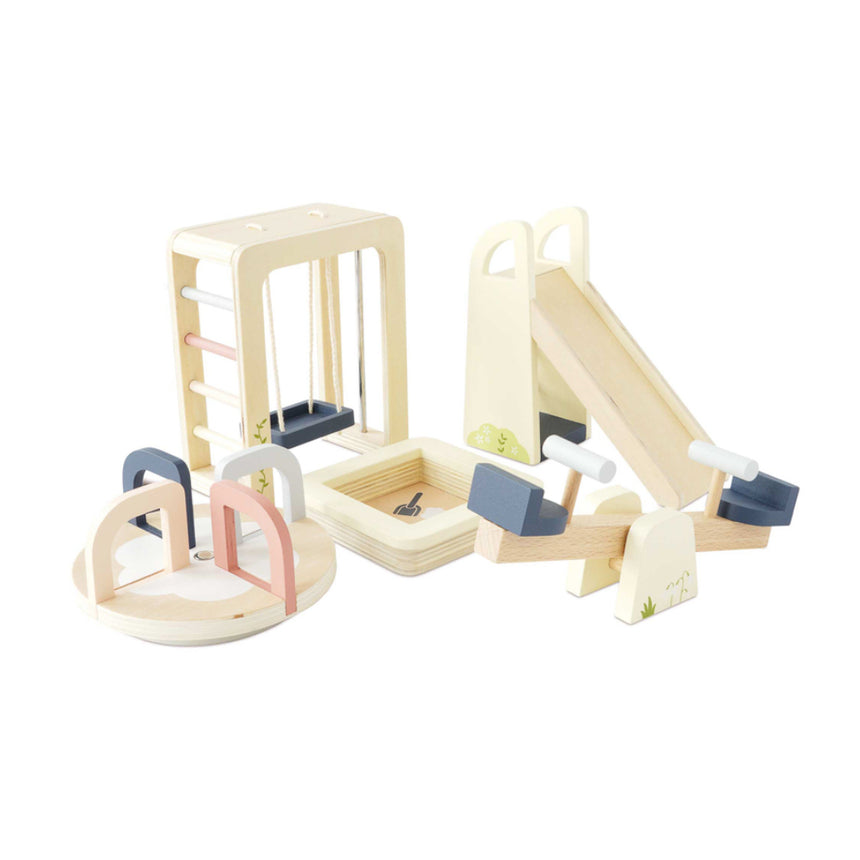 Le Toy Van Wooden Dolls House Outdoor Play Furniture - 5 piece