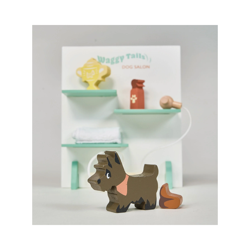 Tender Leaf Toys Waggy Tails Dog Salon Play Set