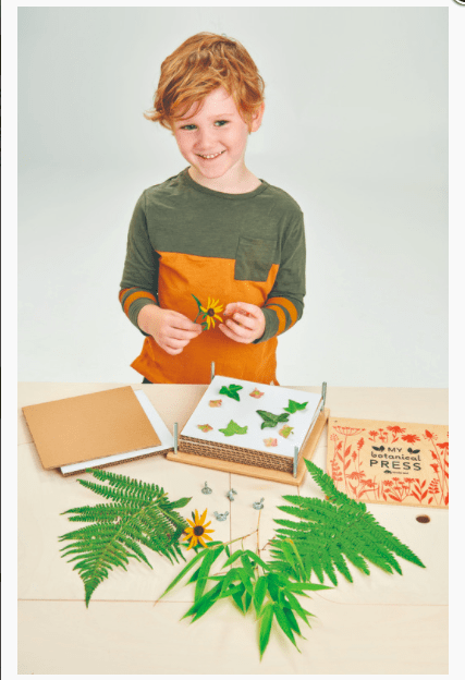 Tender Leaf Toys Wooden Flower Press Craft Kit