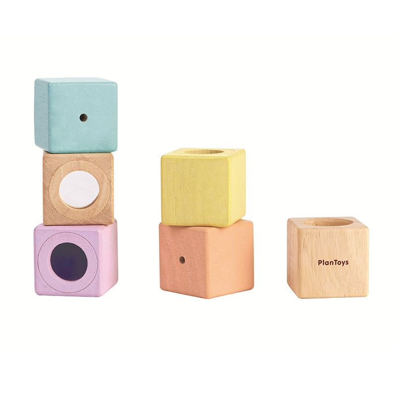 Plan Toys Sensory Blocks Set of 6