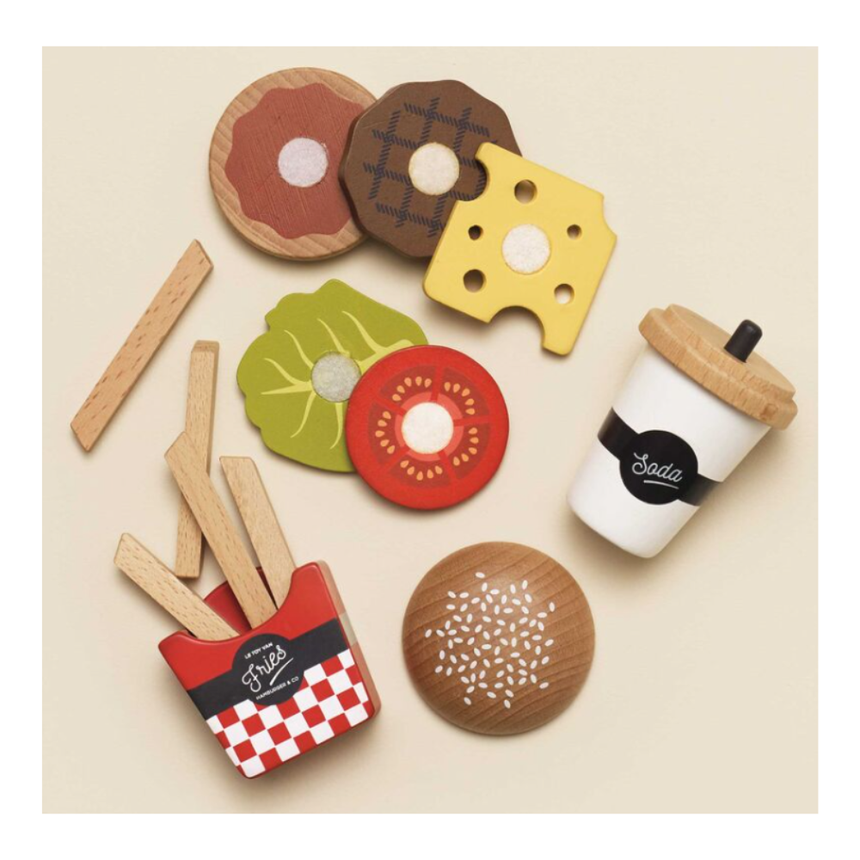 Le Toy Van Hamburger Set
