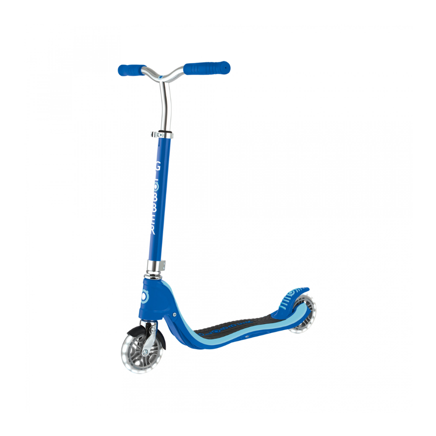 Globber FLOW 125 Wcooter with Light Up Wheels - Navy Blue