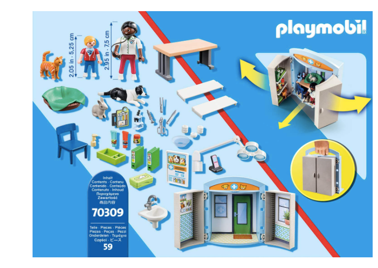 Playmobil Vet Clinic Play Box