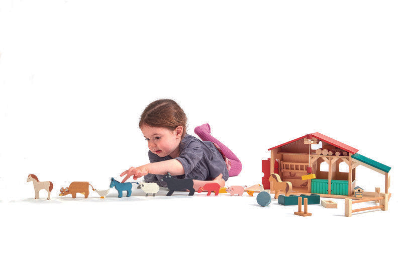Tender Leaf Toys Farm Play Set
