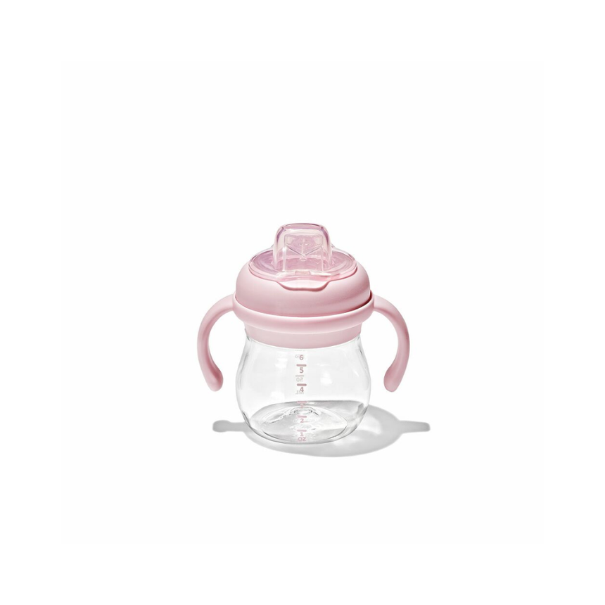 OXO Tot Transitions Soft Spout Sippy Cup With Removable Handles 6oz - Blossom