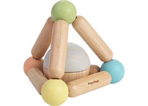 Plan Toys Triangle Clutching Toy Pastels