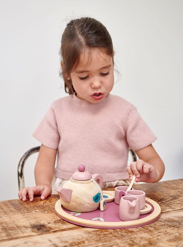 Tender Leaf Toys Pretend Birdie Tea Set
