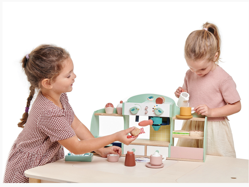 Tender Leaf Toys Pretend Mini Chef Bird's Nest Cafe