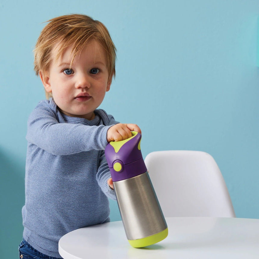 B.Box 350mL Insulated Drink Bottle - Indigo Rose