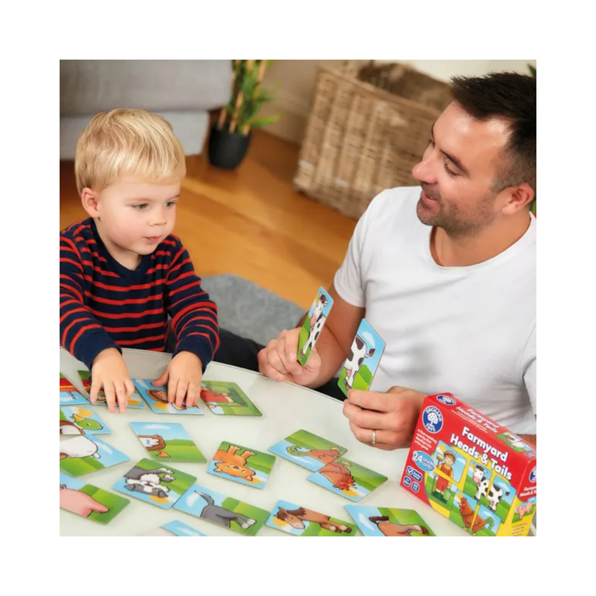 Orchard Toys - Farmyard Heads & Tails