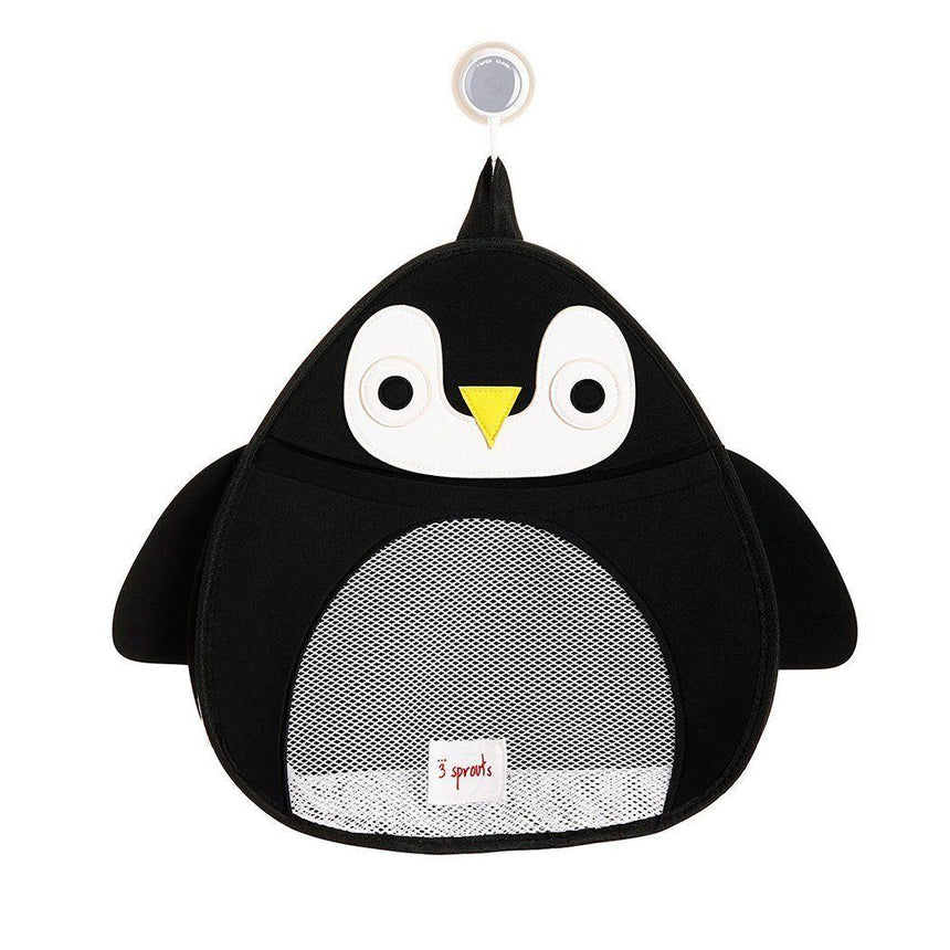 3 Sprouts Bath Storage - Black Penguin