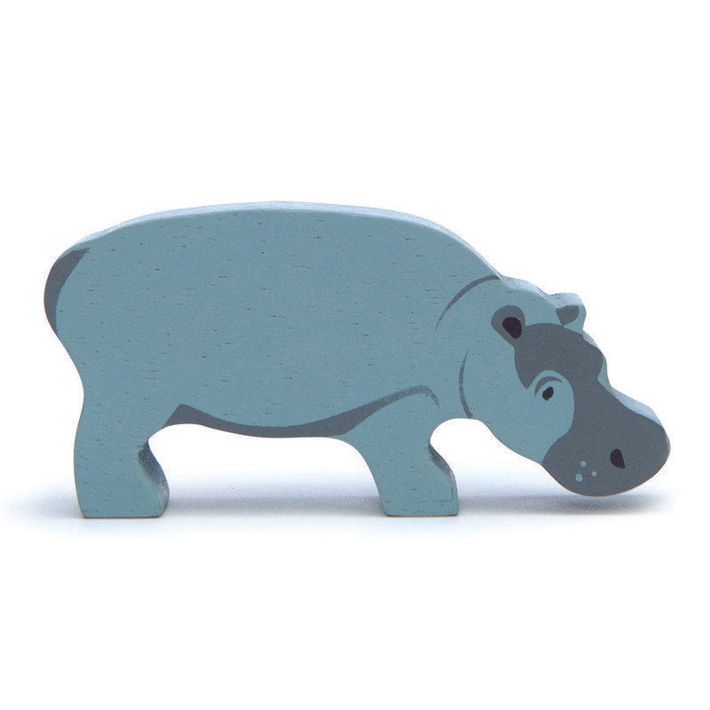 Tender Leaf Toys Wooden Safari Animal Display Shelf Set